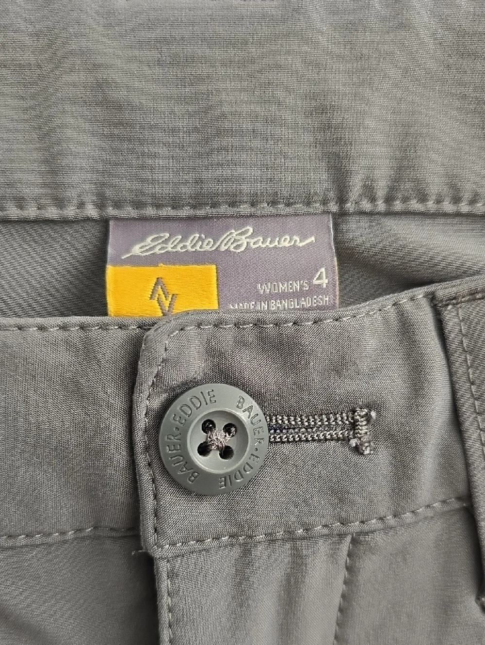 Eddie Bauer Womens Slate Blue/gray Cargo Capris